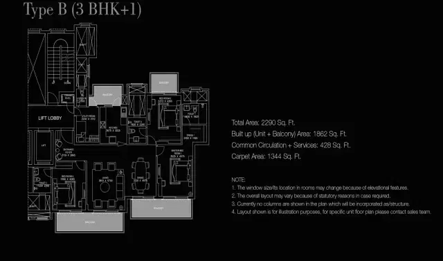 ATS Triumph - 5 BHK Plan