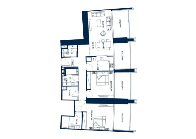 2 Bedroom