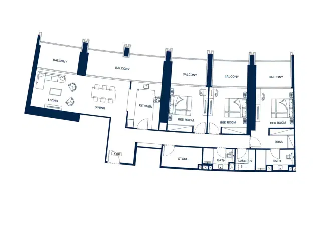 3 Bedroom