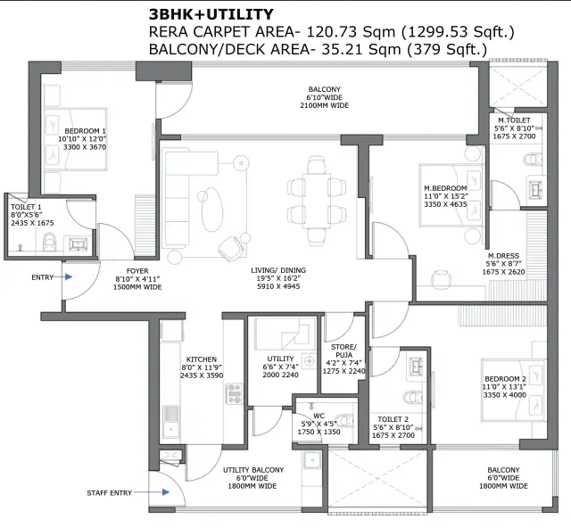 3 Bedroom