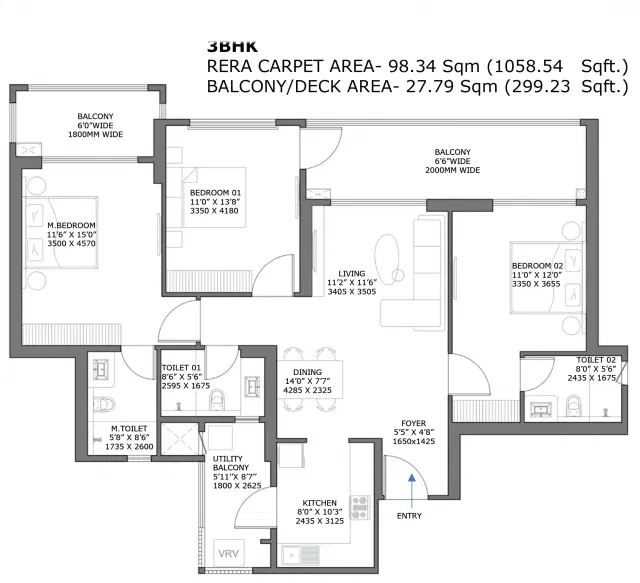 3 Bedroom