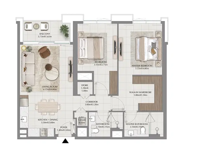 2 Bedroom
