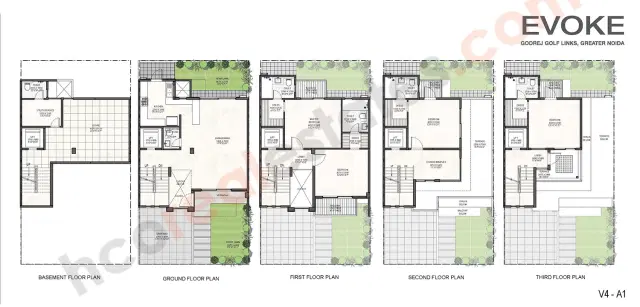 Godrej Evoke Villas - 4 BHK Plan