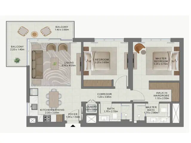 2 Bedroom