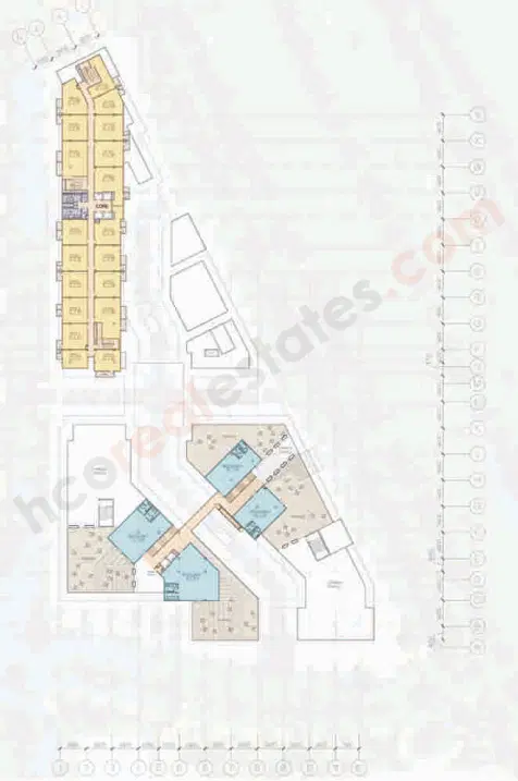 M3M Urbana Gurgaon - Second Floor Plan