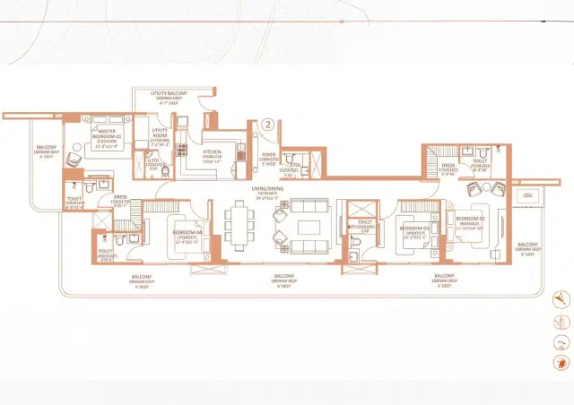 4 Bedrooms