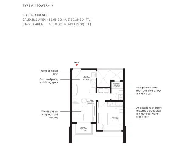 1 Bedroom