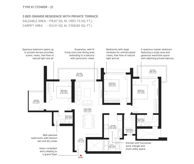 3 Bedroom