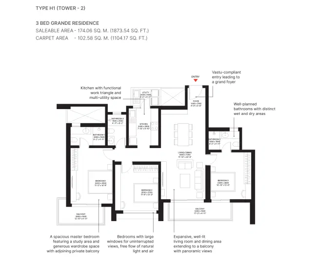 3 Bedroom