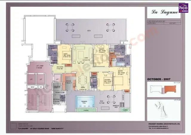 Suncity La Lagune Gurgaon - 4 BHK Plan
