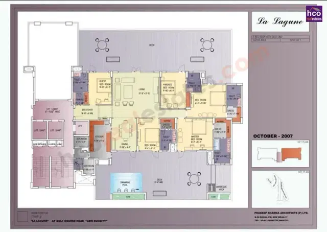 Suncity La Lagune Gurgaon - 5 BHK Plan
