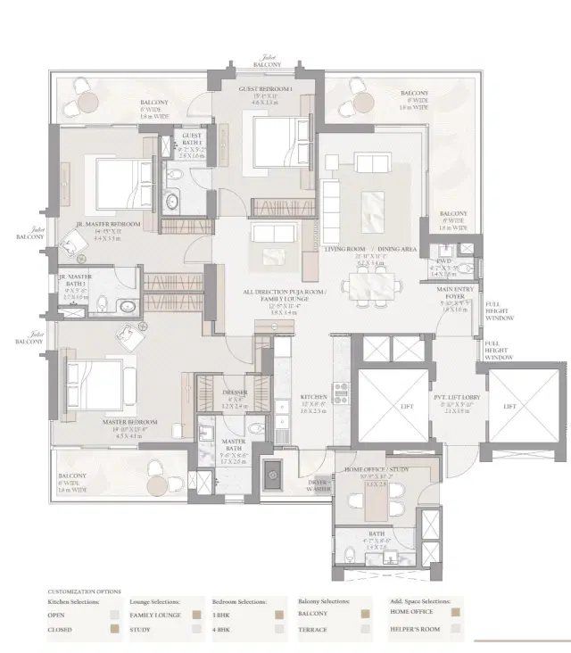 3 BHK - Tarc Ishva Gurgaon