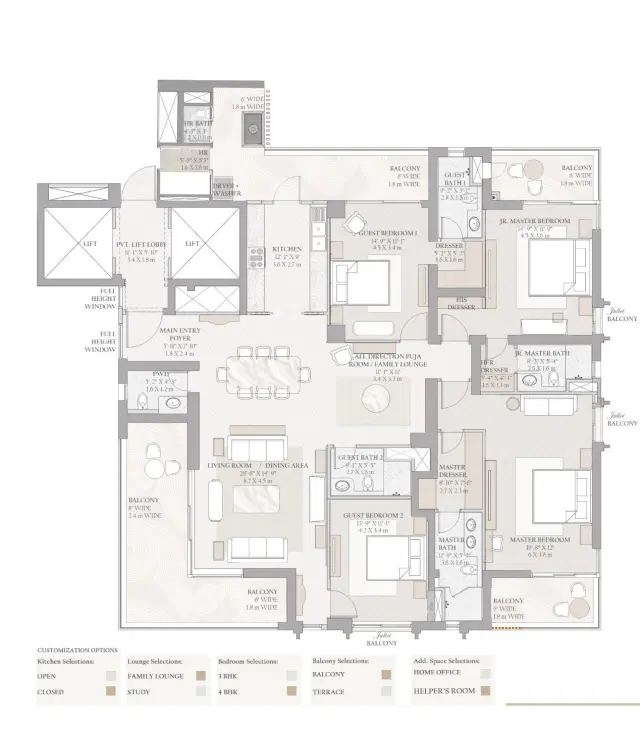 3 BHK - Tarc Ishva Gurgaon