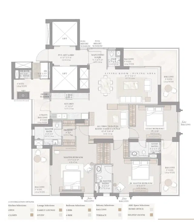 4 BHK - Tarc Ishva Gurgaon