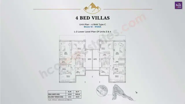 Tata Myst Kasauli - 4 BHK Plan