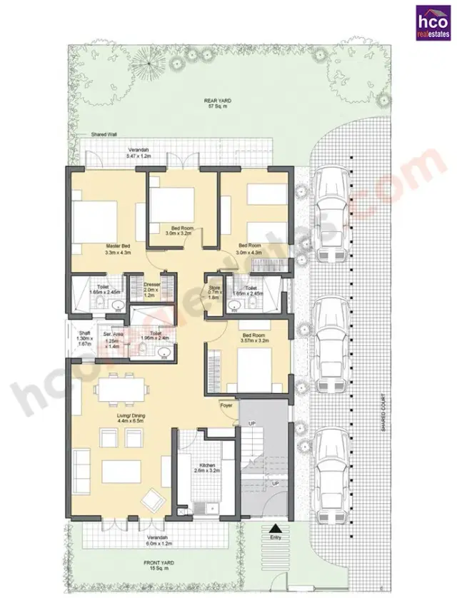 Vatika Premium Floors Gurgaon - 5 BHK Plan