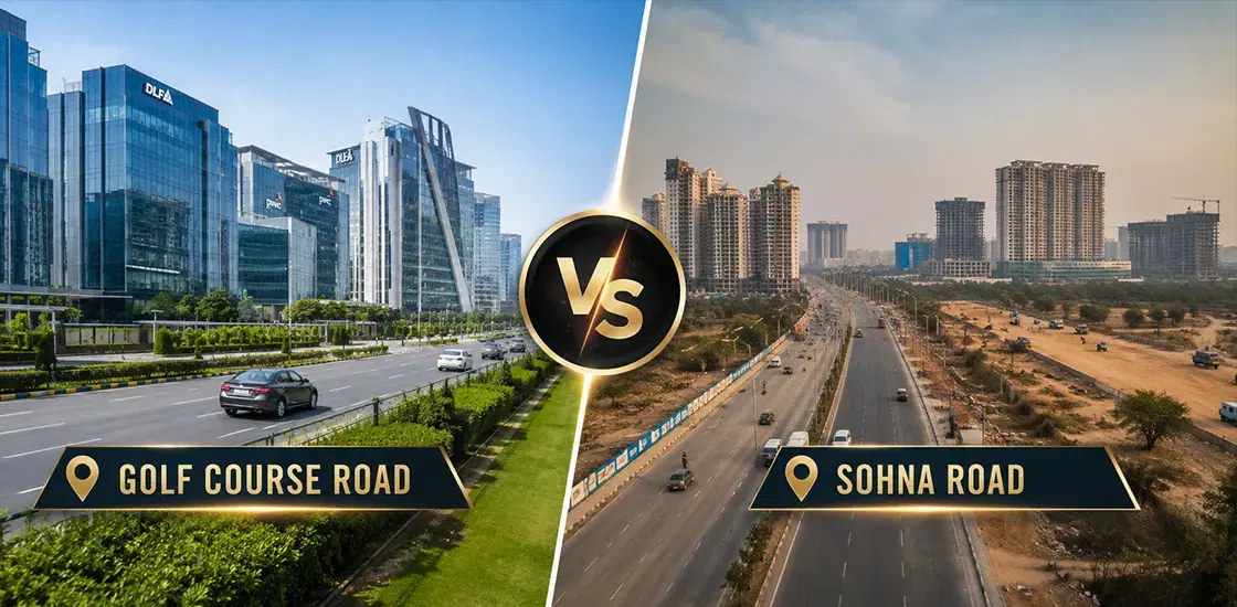 Golf Course Road vs Sohna Road: Where Should You Buy in Gurgaon in 2026?