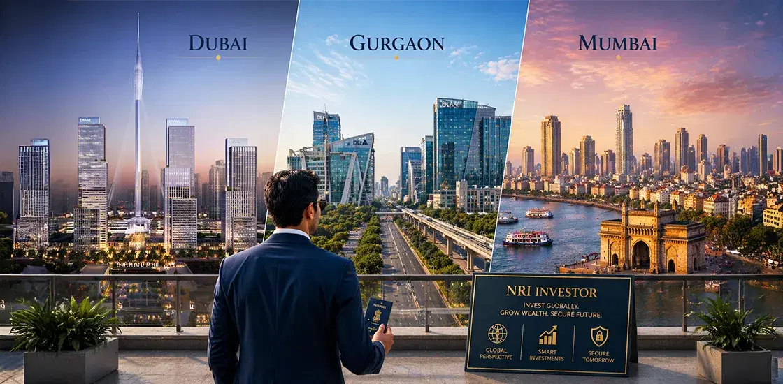 NRI Investors: Dubai Creek Harbour vs Gurgaon & Mumbai