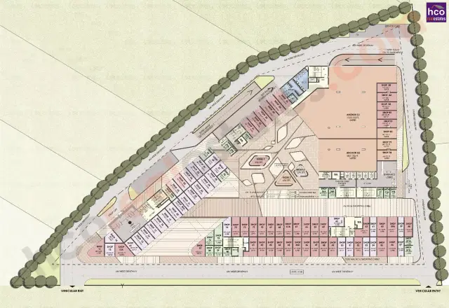 AMB Selfie Square Gurgaon - Ground Floor Plan