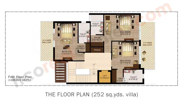 Anant Raj Estate Gurgaon - 5 BHK Plan