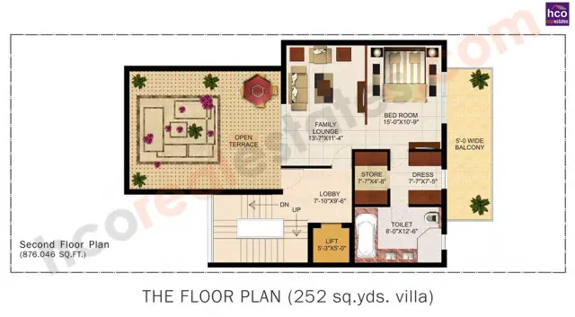 Anant Raj Estate Gurgaon - 5 BHK Plan