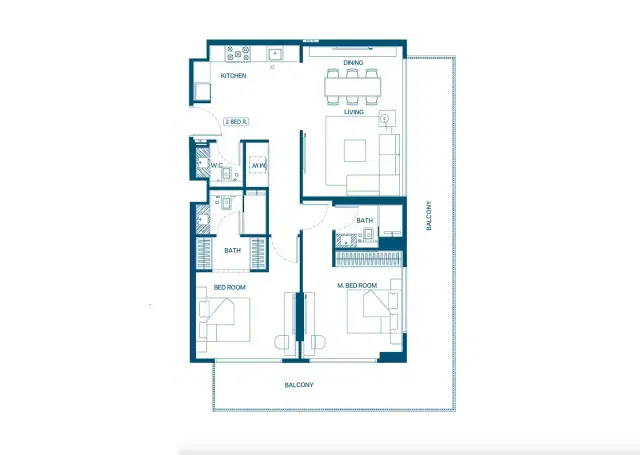 2 Bedroom