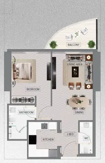 1 Bedroom