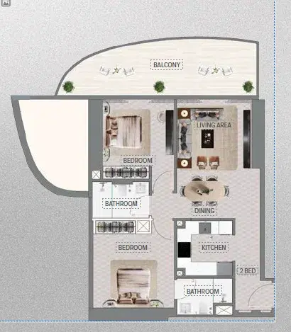 2 Bedroom