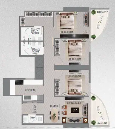 3 Bedroom