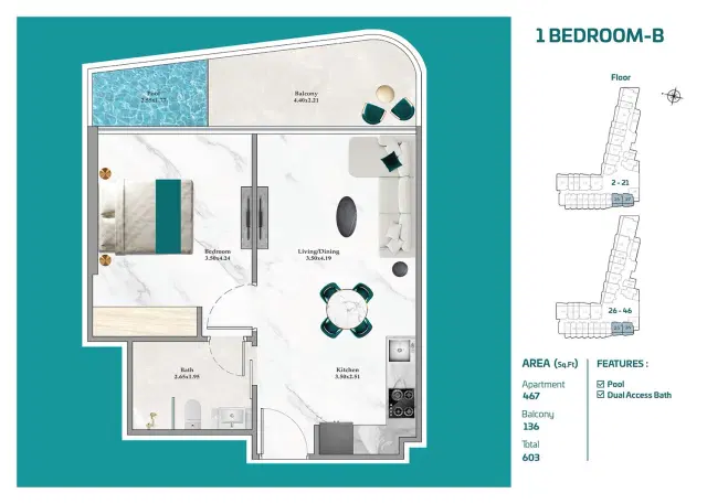 1 Bedroom