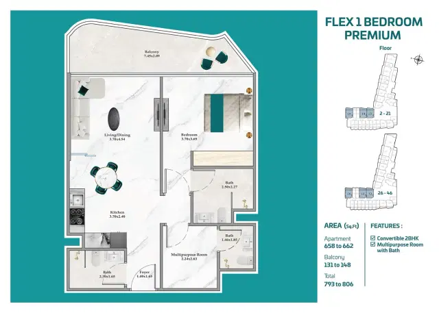 1 Bedroom