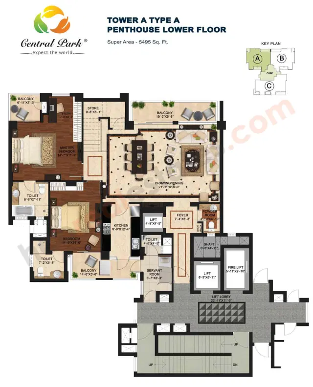 Central Park 2 Gurgaon - Lower Level