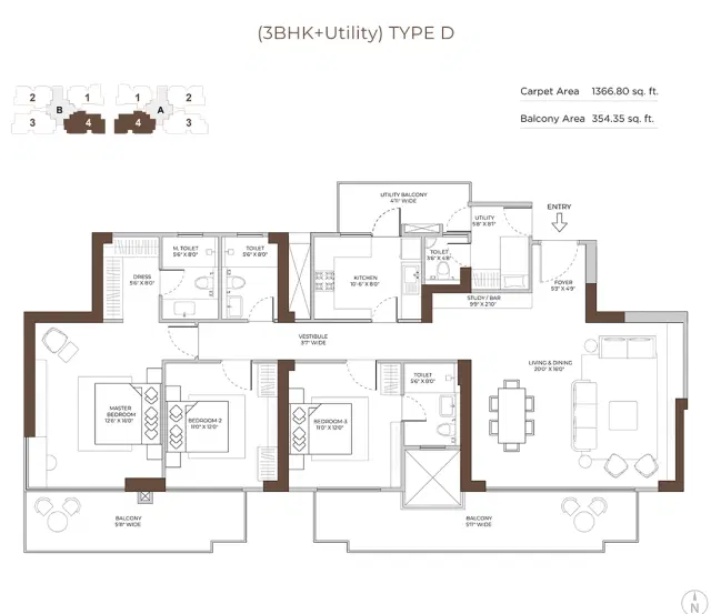 3 Bedroom