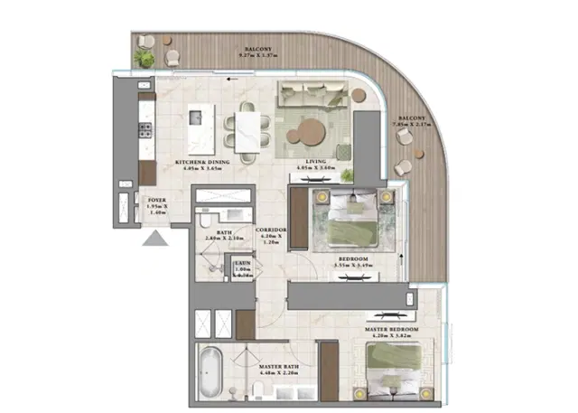 2 Bedroom