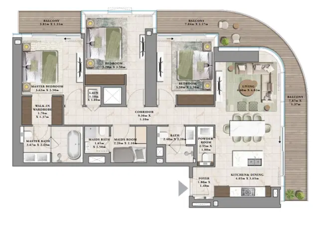 3 Bedroom