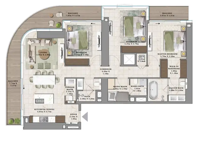 3 Bedroom