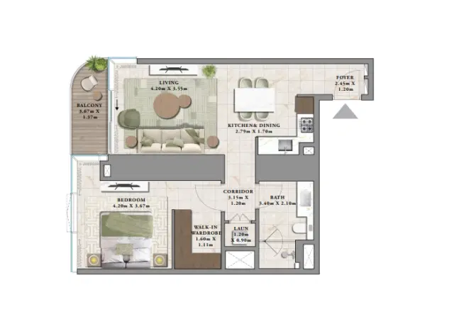 1 Bedroom