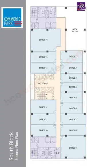 Emaar MGF Commerce Park Gurgaon - Typical Floor Plan