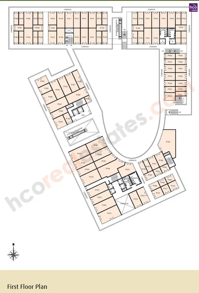 Emaar MGF Emerald Plaza Gurgaon - First Floor Plan