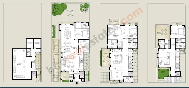 Emaar MGF Palm Springs Gurgaon - 5 BHK Plan