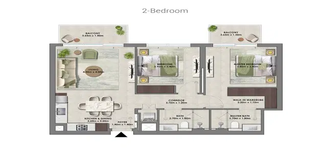 2 Bedroom