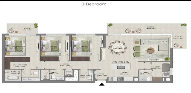 3 Bedroom