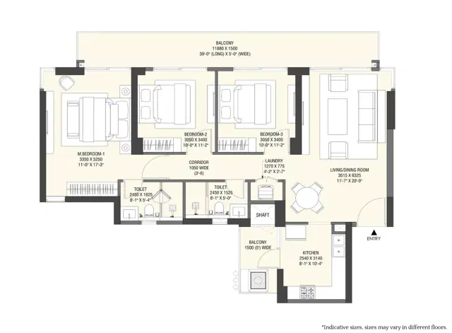3 Bedroom