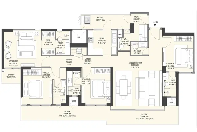 4 Bedroom