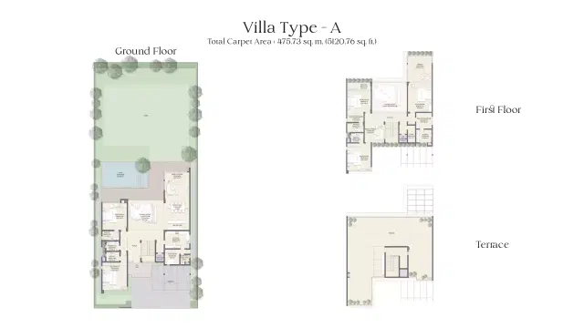 Emaar Casa Venero - 4 BHK Plan