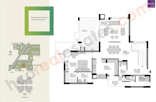 Experion Heartsong Gurgaon - 4 HK Plan