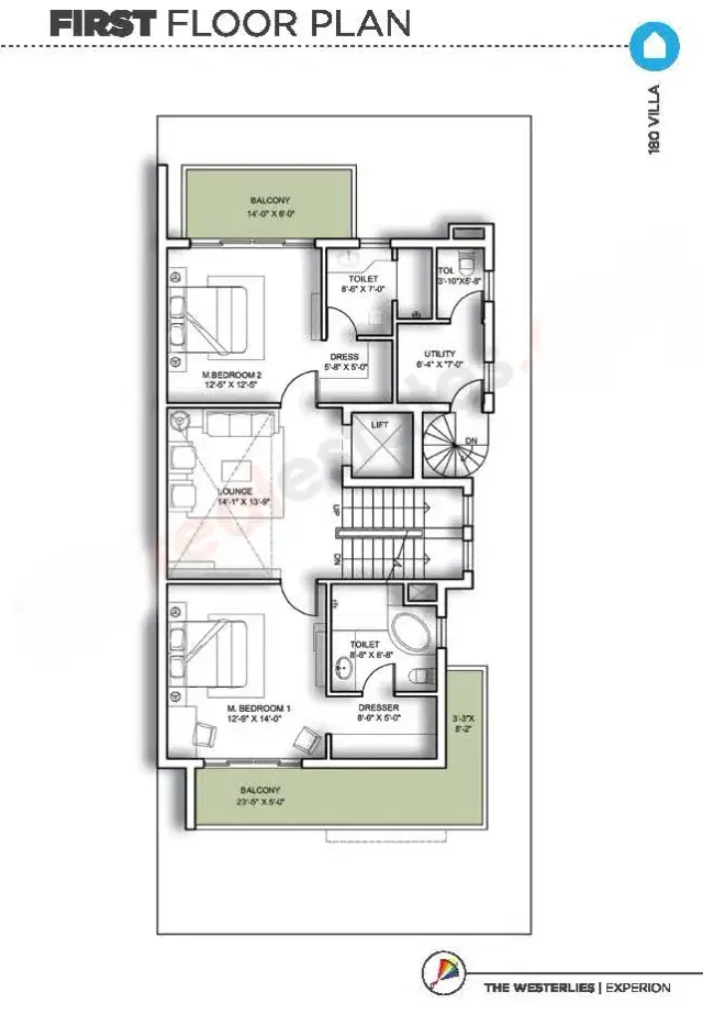 Experion Westerlies Gurgaon - 4 BHK Plan