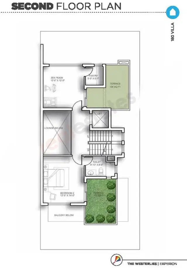 Experion Westerlies Gurgaon - 4 BHK Plan
