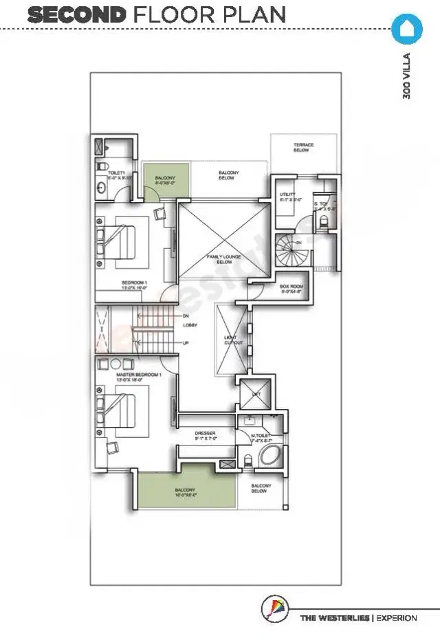 Experion Westerlies Gurgaon - 5 BHK Plan
