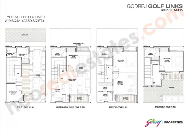 Godrej Golf Links Greater Noida - 4 BHK Plan